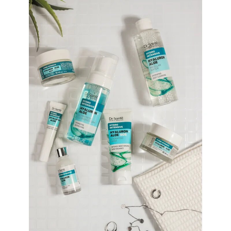 Dr. Santé Hydro Intensive Hyaluron + Aloe hidratáló tisztító hab minden bőrtípusra 150 ml