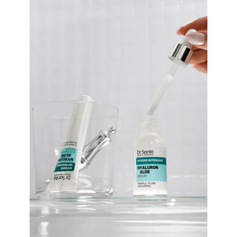 Dr. Santé Hydro Intensive Hyaluron + Aloe Intenzíven hidratáló szérum minden bőrtípusra 30 ml