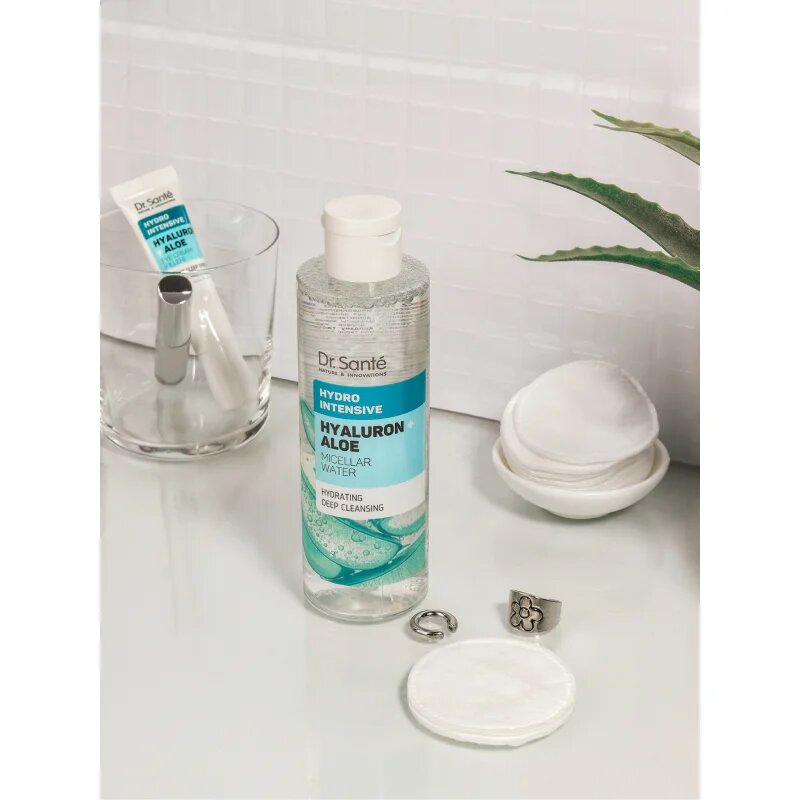 Dr. Santé Hydro Intensive Hyaluron + Aloe micellás hidratáló víz minden bőrtípusra 200 ml