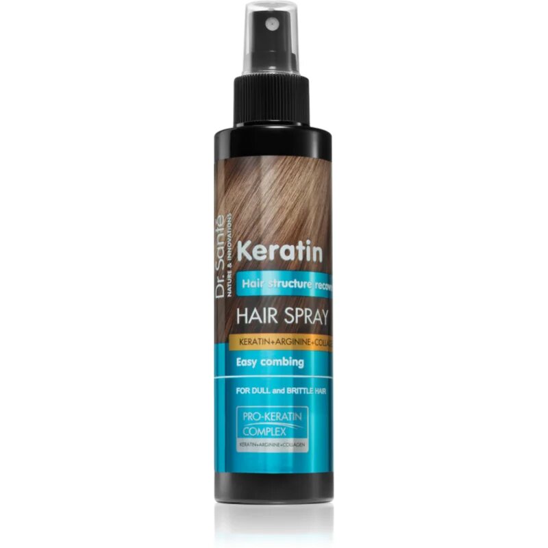 Dr. Santé Keratin regeneráló spray törékeny fénytelen hajra 150 ml