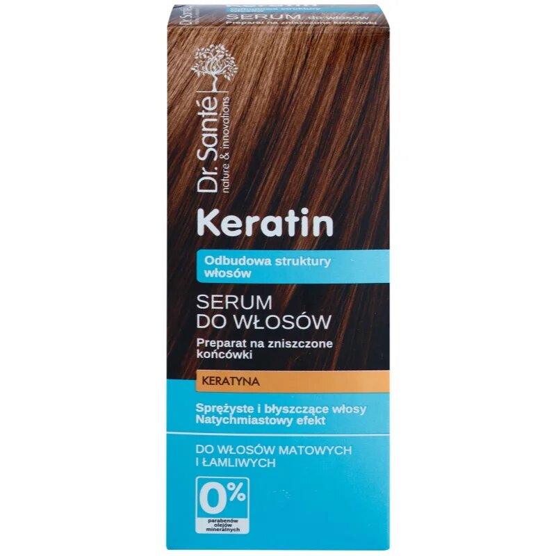 Dr. Santé Keratin regeneráló szérum a töredezett hajvégekre 50 ml
