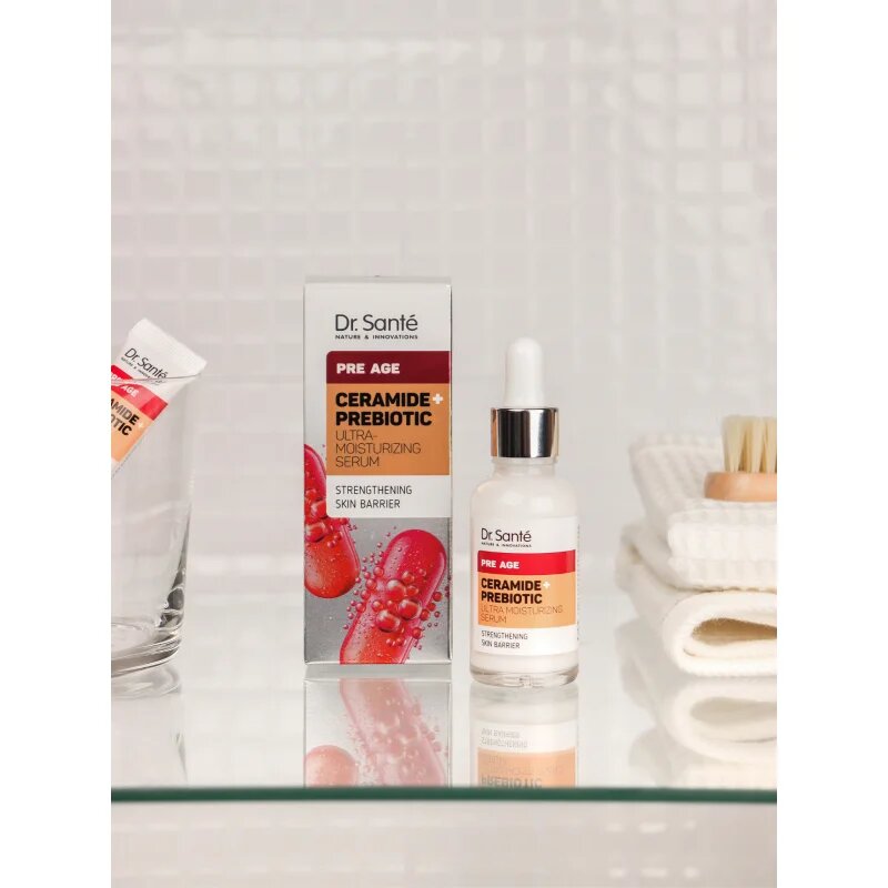 Dr. Santé Pre Age Ceramide + Prebiotic hidratáló szérum érett bőrre 30 ml