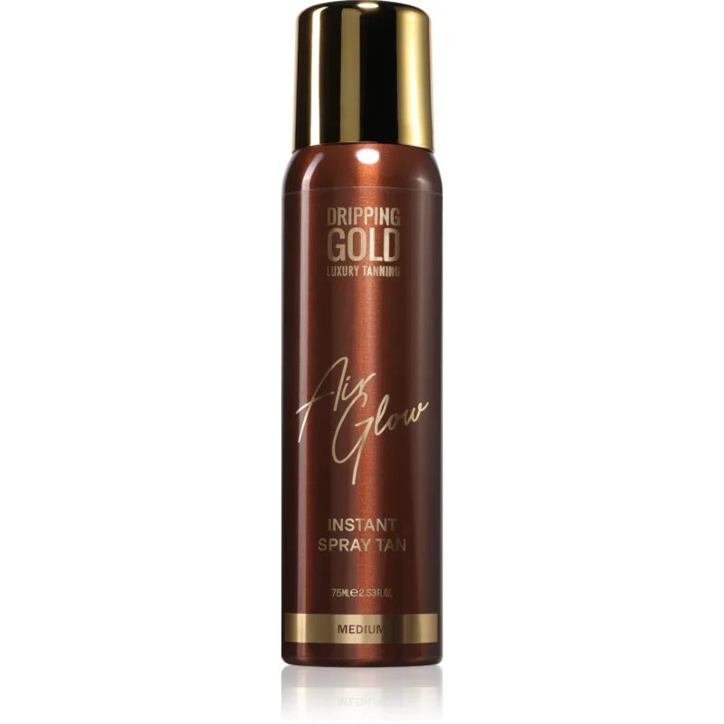 Dripping Gold Air Glow Instant Spray Tan spray testre árnyalat Medium 75 ml