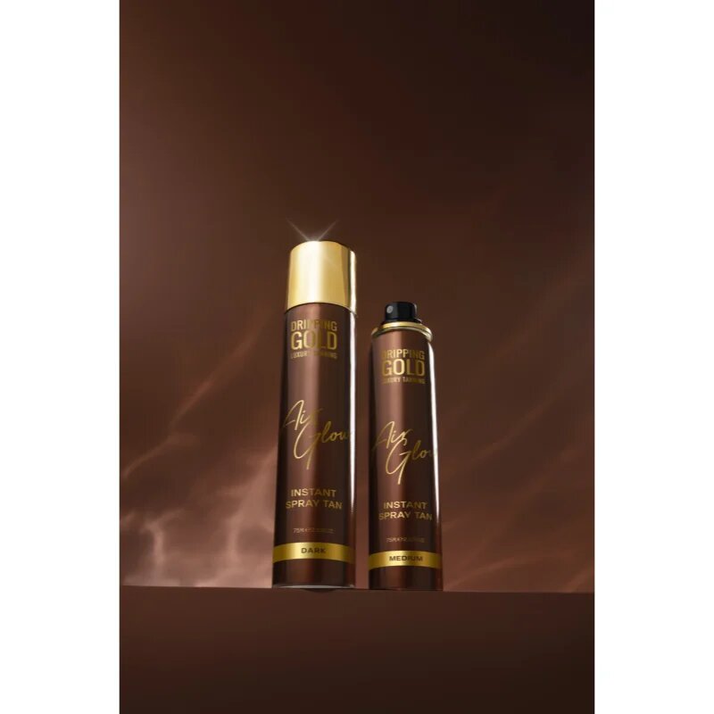 Dripping Gold Air Glow Instant Spray Tan spray testre árnyalat Medium 75 ml