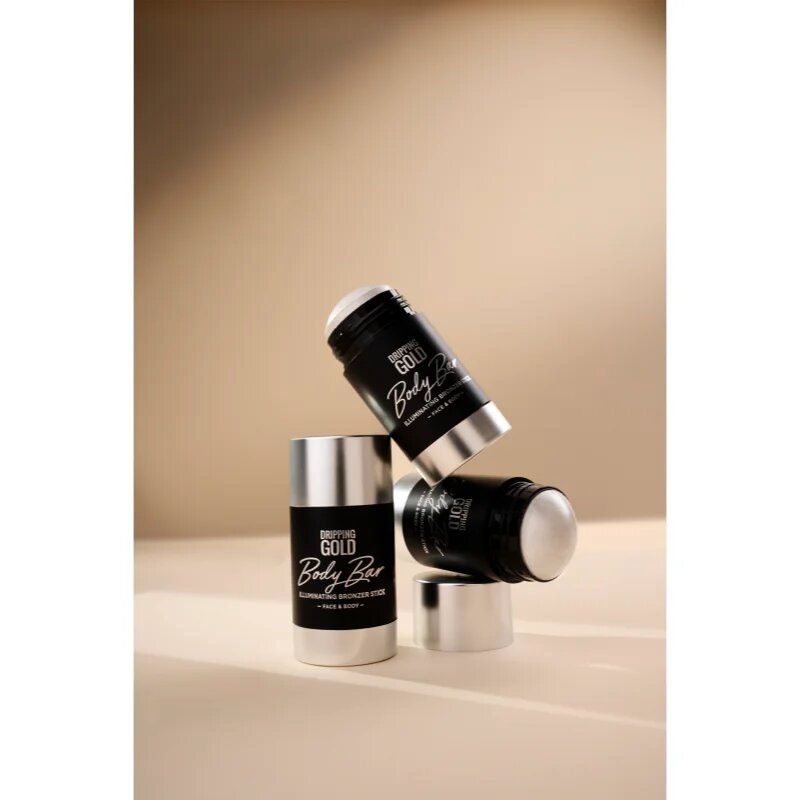 Dripping Gold Luxury Tanning Illuminating Stick fényesítő bronzosító arcra és testre árnyalat Silver 36 g