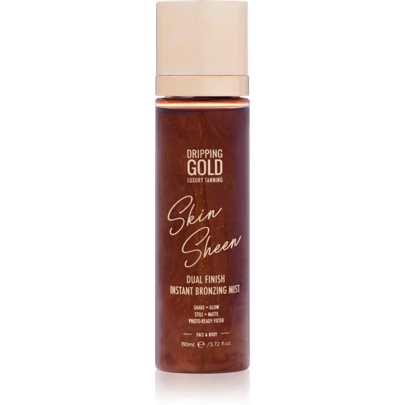 Dripping Gold Luxury Tanning Skin Sheen bronz permet testre 110 ml