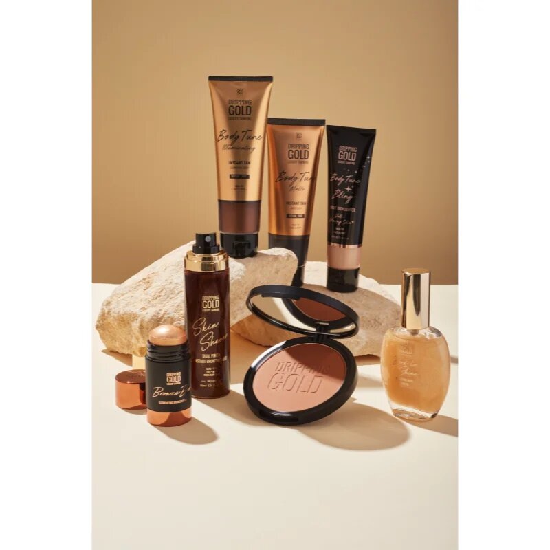 Dripping Gold Luxury Tanning Skin Sheen bronz permet testre 110 ml
