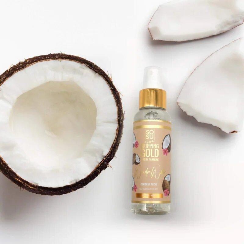 Dripping Gold Wonder Water Coconut önbarnító permet az arcra Medium - Dark 100 ml