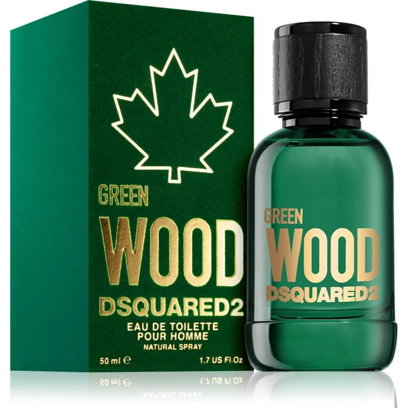 Dsquared2 Green Wood Eau de Toilette uraknak 50 ml
