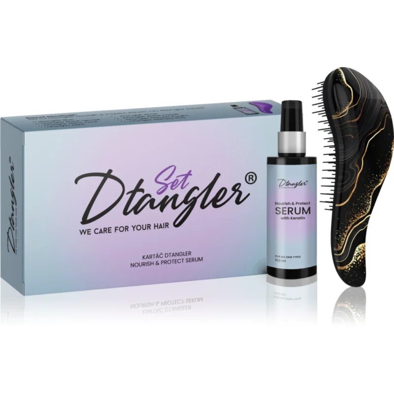 Dtangler We Care For Your Hair Set ajándékszett hajra DeLuxe 2 db
