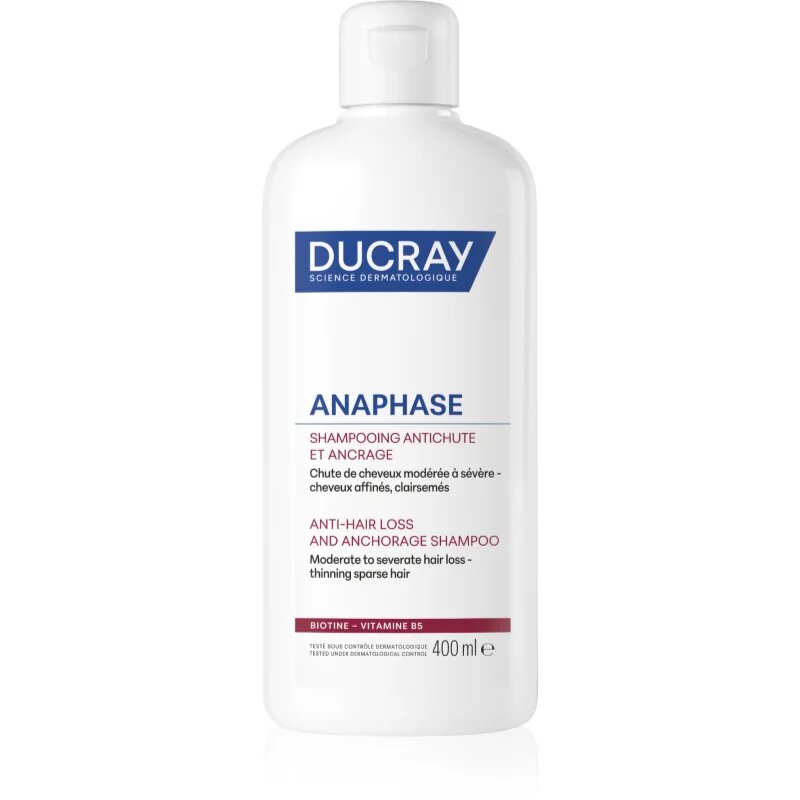 Ducray Anaphase+ Anti-Hair Loss Anti-Thinning Shampoo erősítő és revitalizáló sampon hajhullás ellen 400 ml