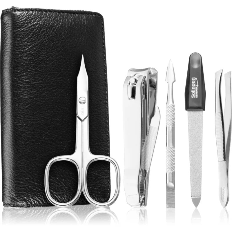 DuKaS Premium Line Solingen 1693 manikűröző szett + bőrtok uraknak