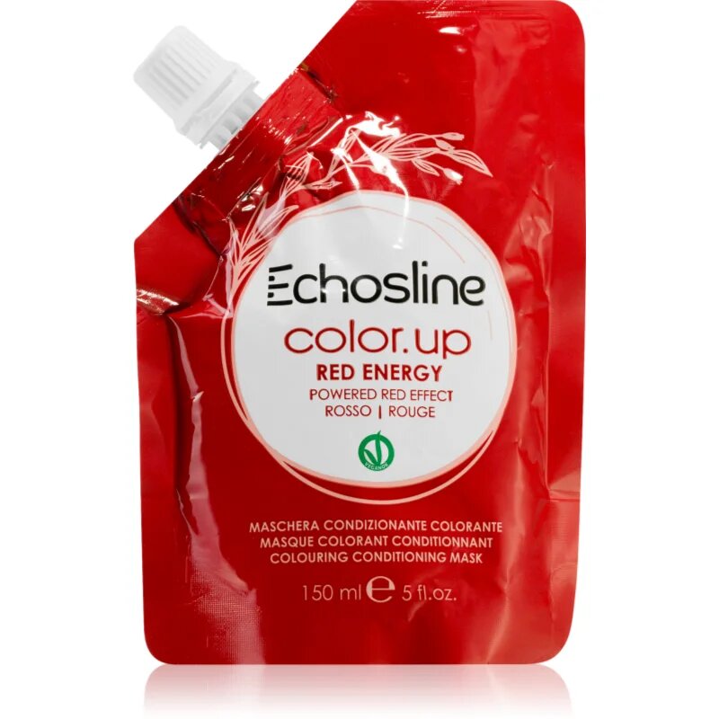 Echosline Color Up színező pakolás tápláló hatással árnyalat Red Energy 150 ml