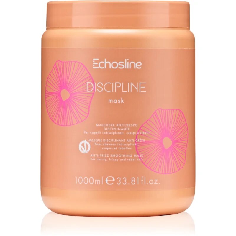 Echosline Discipline Mask maszk a rakoncátlan és töredezett hajra 1000 ml
