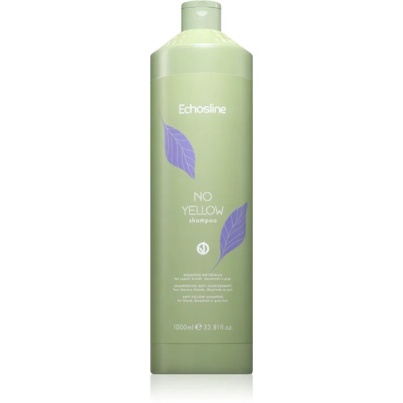 Echosline No Yellow Shampoo sampon sárga tónusok ellen 1000 ml