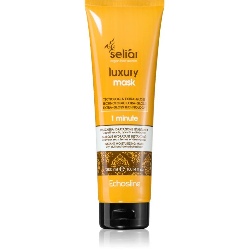 Echosline Seliár Luxury tápláló maszk a puha és fénylő hajért 300 ml