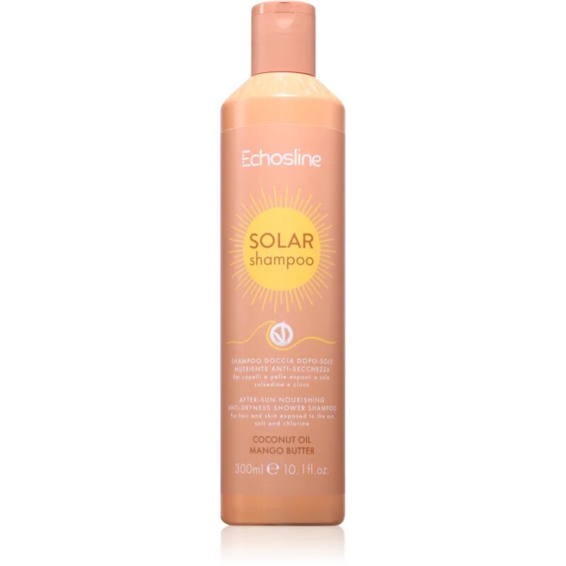 Echosline SOLAR Shampoo tápláló sampon nap által károsult haj 300 ml