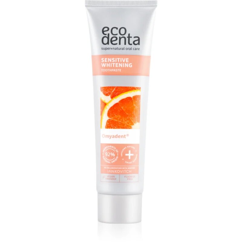 Ecodenta Sensitive Whitening fehérítő fogkrém érzékeny fogakra 100 ml