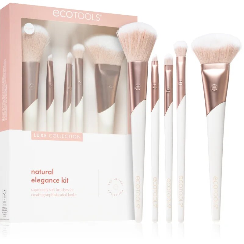EcoTools Luxe Collection Natural Elegance ecset szett a tökéletes küllemért 5 db