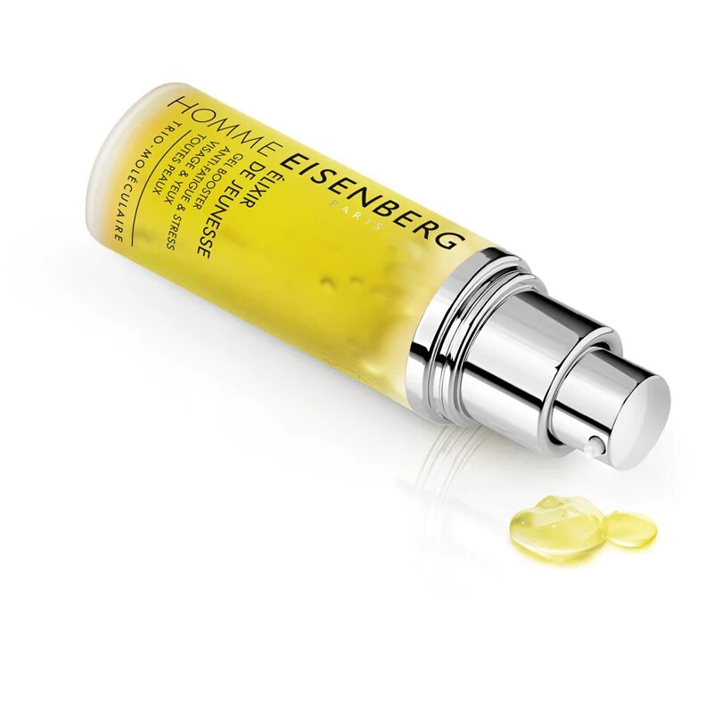 Eisenberg Homme Élixir de Jeunesse hidratáló gél arcra a fáradtság jelei ellen 30 ml