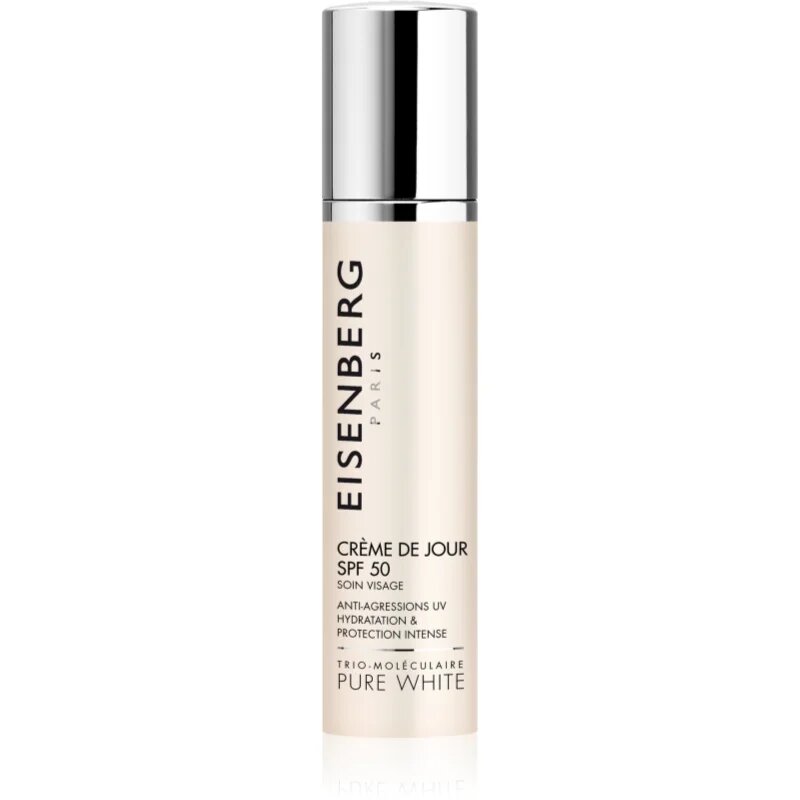 Eisenberg Pure White Crème de Jour SPF 50 nappali hidratáló és ápoló krém SPF 50+ 50 ml