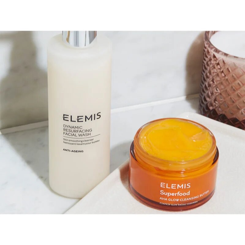 Elemis Superfood AHA Glow Cleansing Butter tisztító arcmaszk az élénk bőrért 90 ml