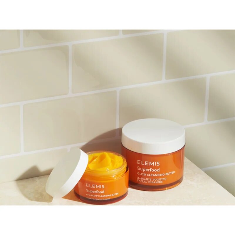 Elemis Superfood AHA Glow Cleansing Butter tisztító arcmaszk az élénk bőrért 90 ml
