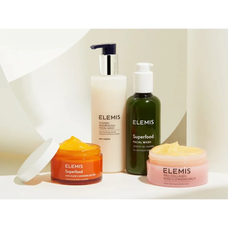 Elemis Superfood AHA Glow Cleansing Butter tisztító arcmaszk az élénk bőrért 90 ml