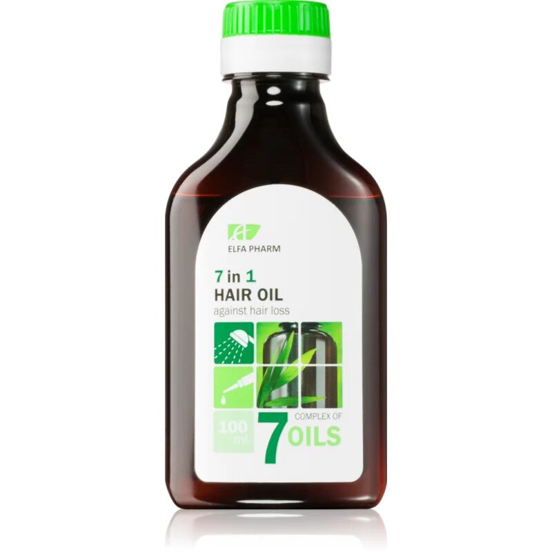 Elfa Pharm Intensive Cosmetic Complex Of 7 Oils 7in1 Hair Oil regeneráló hajolaj hajhullás ellen 100 ml