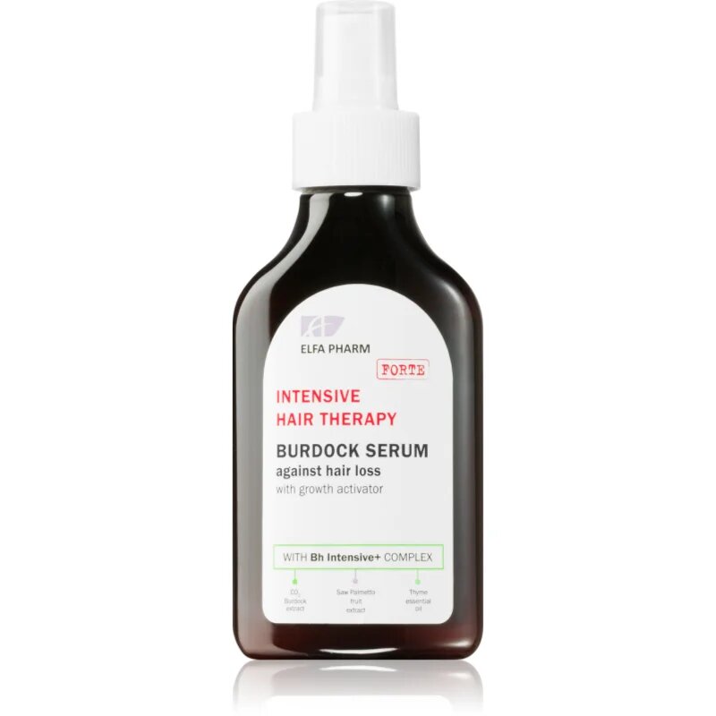 Elfa Pharm Intensive Cosmetic Intensive Hair Therapy Burdock Serum hajhullás elleni növekedés serkentő szérum 100 ml