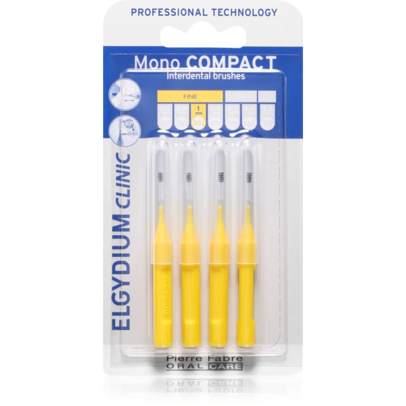 Elgydium Mono Compact fogköztisztító kefék 4 db