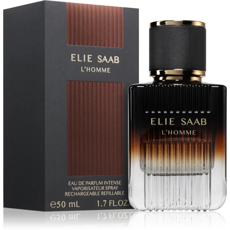 Elie Saab L'HOMME Intense Eau de Parfum utántölthető uraknak 50 ml