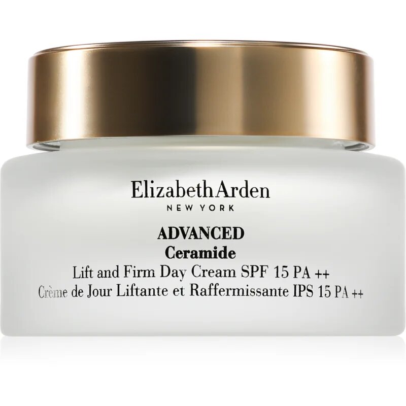 Elizabeth Arden Advanced Ceramide Lift And Firm Day Cream SPF 15 nappali krém feszesítő hatással SPF 15 50 ml