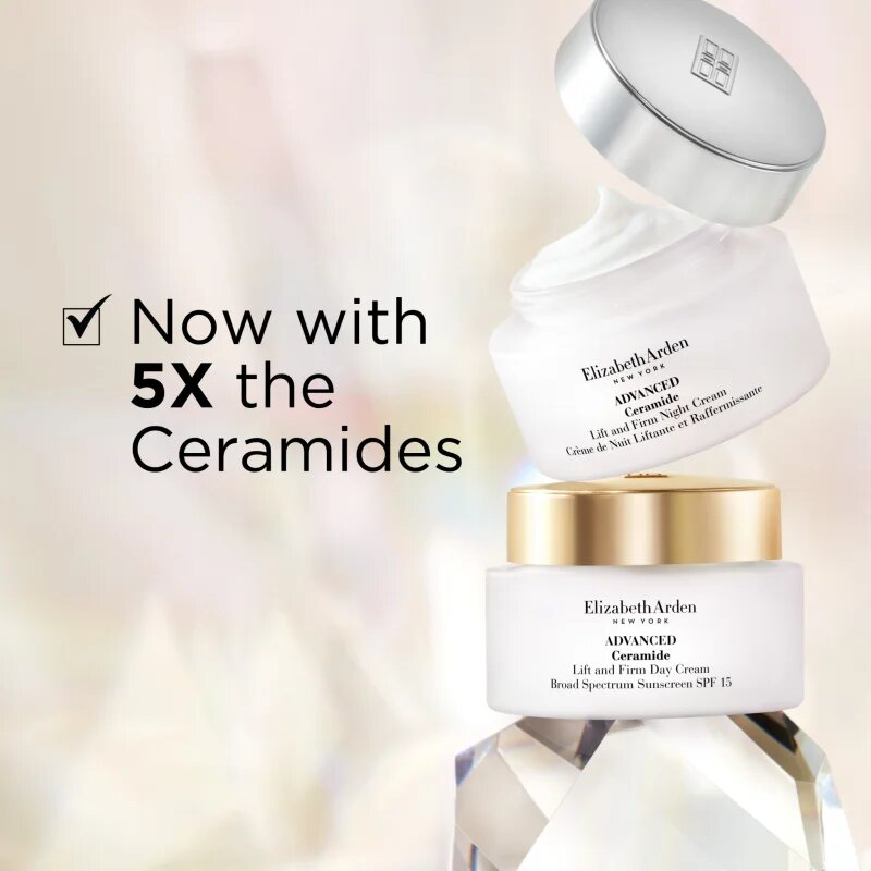 Elizabeth Arden Advanced Ceramide Lift And Firm Day Cream SPF 15 nappali krém feszesítő hatással SPF 15 50 ml