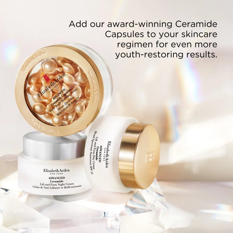 Elizabeth Arden Advanced Ceramide Lift And Firm Day Cream SPF 15 nappali krém feszesítő hatással SPF 15 50 ml