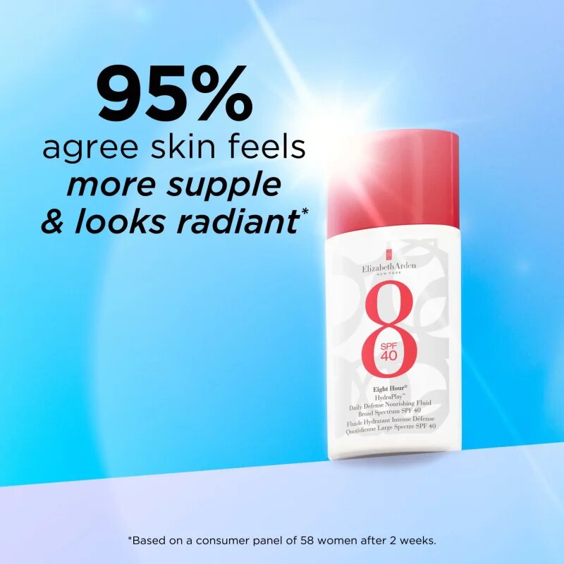 Elizabeth Arden Eight Hour Eight Hour HydraPlay napozó fluid az arcra SPF 40 50 ml
