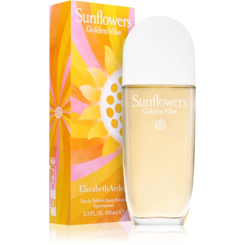 Elizabeth Arden Sunflowers Golden Vibe Eau de Toilette hölgyeknek 100 ml