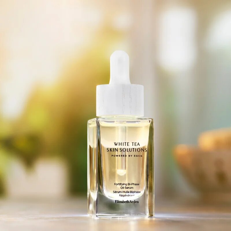 Elizabeth Arden White Tea Skin Solutions Fortifying Bi-phase Oil Serum olajos szérum kétfázisú bőrápoláshoz hölgyeknek 30 ml