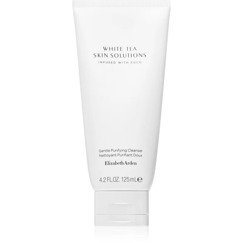 Elizabeth Arden White Tea Skin Solutions Gentle Purifying Cleanser finom állagú tisztító krém hölgyeknek 125 ml