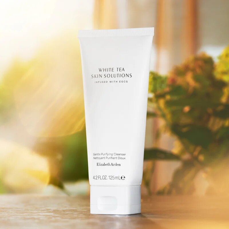 Elizabeth Arden White Tea Skin Solutions Gentle Purifying Cleanser finom állagú tisztító krém hölgyeknek 125 ml