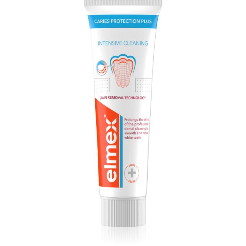 Elmex Caries Plus Intensive Cleaning fehérítő fogkrém a teljes ápolásért 50 ml