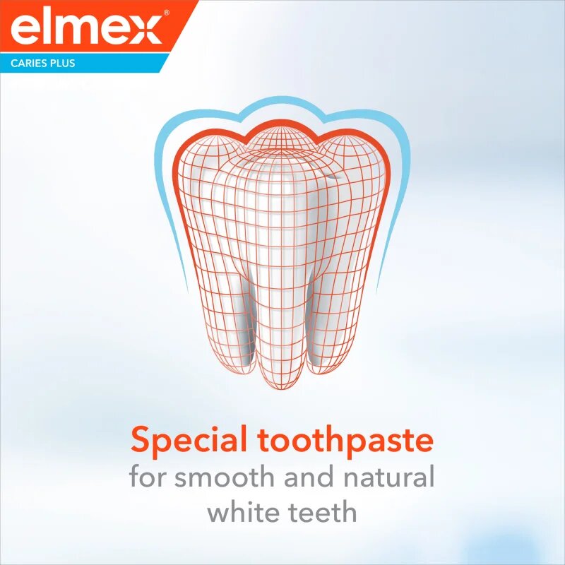 Elmex Caries Plus Intensive Cleaning fehérítő fogkrém a teljes ápolásért 50 ml