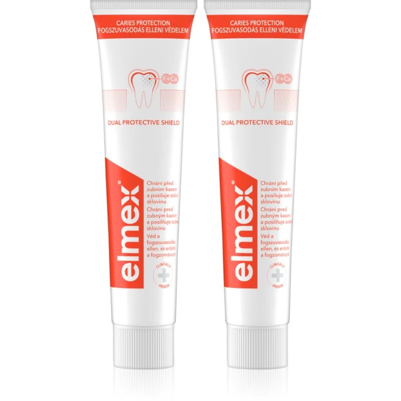 Elmex Caries Protection fogkrém fogszuvasodás ellen fluoriddal 2x75 ml