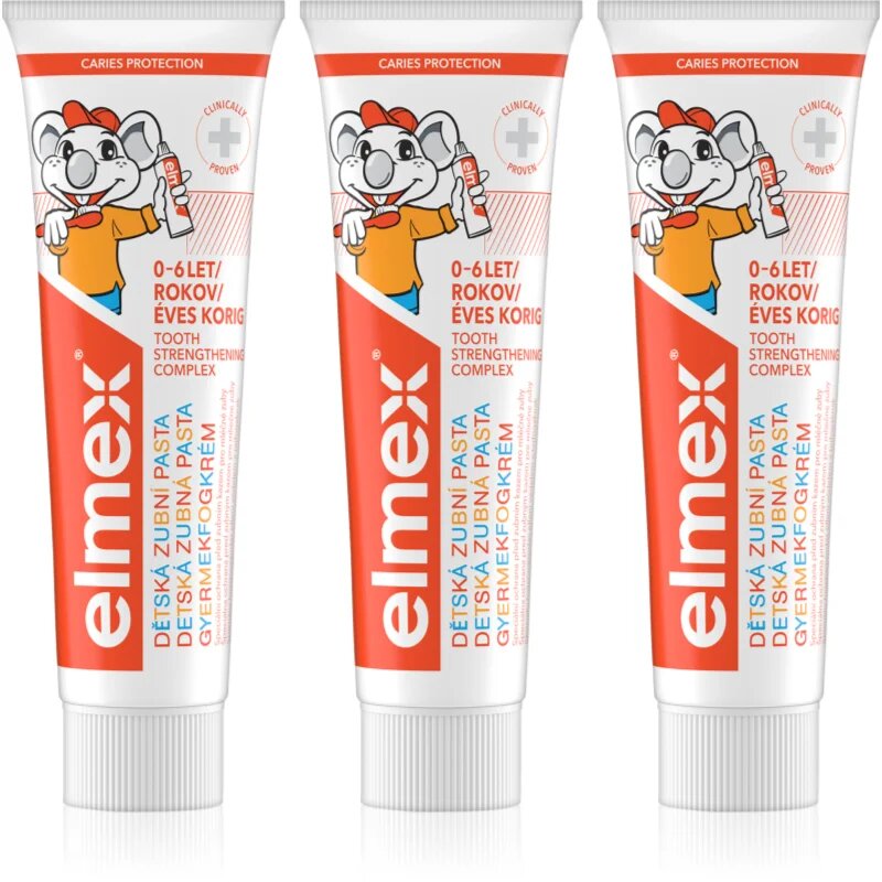 Elmex Caries Protection Kids fogkrém gyermekeknek 3 x 50 ml