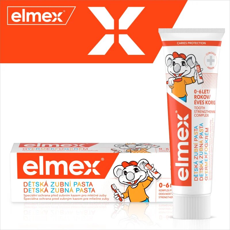Elmex Caries Protection Kids fogkrém gyermekeknek 3 x 50 ml