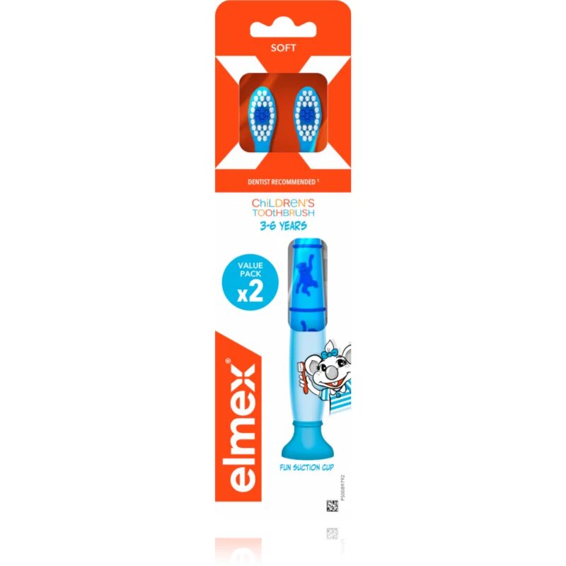 Elmex Children's Toothbrush fogkefe gyermekeknek gyenge 3-6 years 2 db