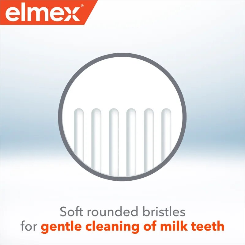 Elmex Children's Toothbrush fogkefe gyermekeknek gyenge 3-6 years 2 db