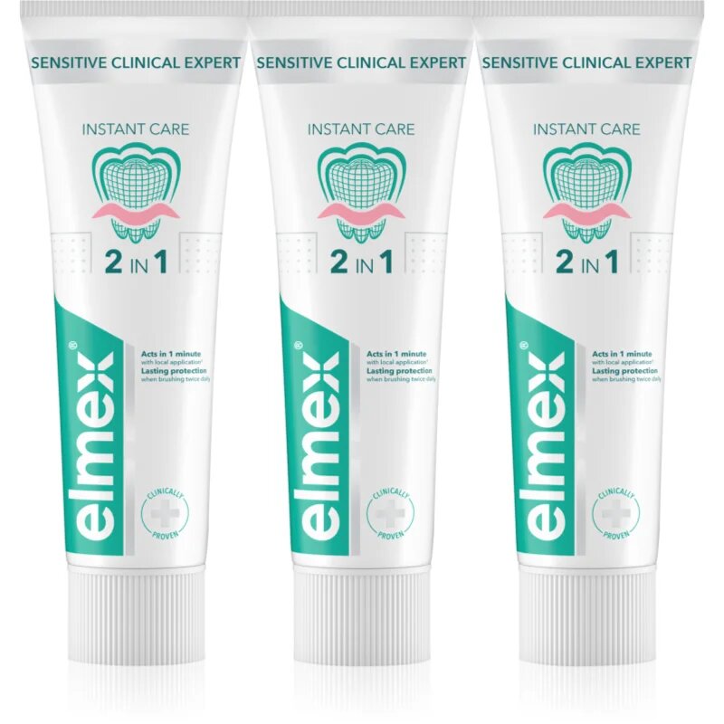 Elmex Sensitive Clinical Expert fogkrém érzékeny fogakra 3x75 ml