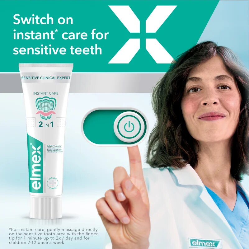 Elmex Sensitive Clinical Expert fogkrém érzékeny fogakra 75 ml