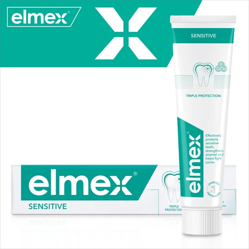 Elmex Sensitive paszta érzékeny fogakra 3x75 ml